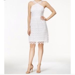 ✨HP✨Kensie white crochet dress